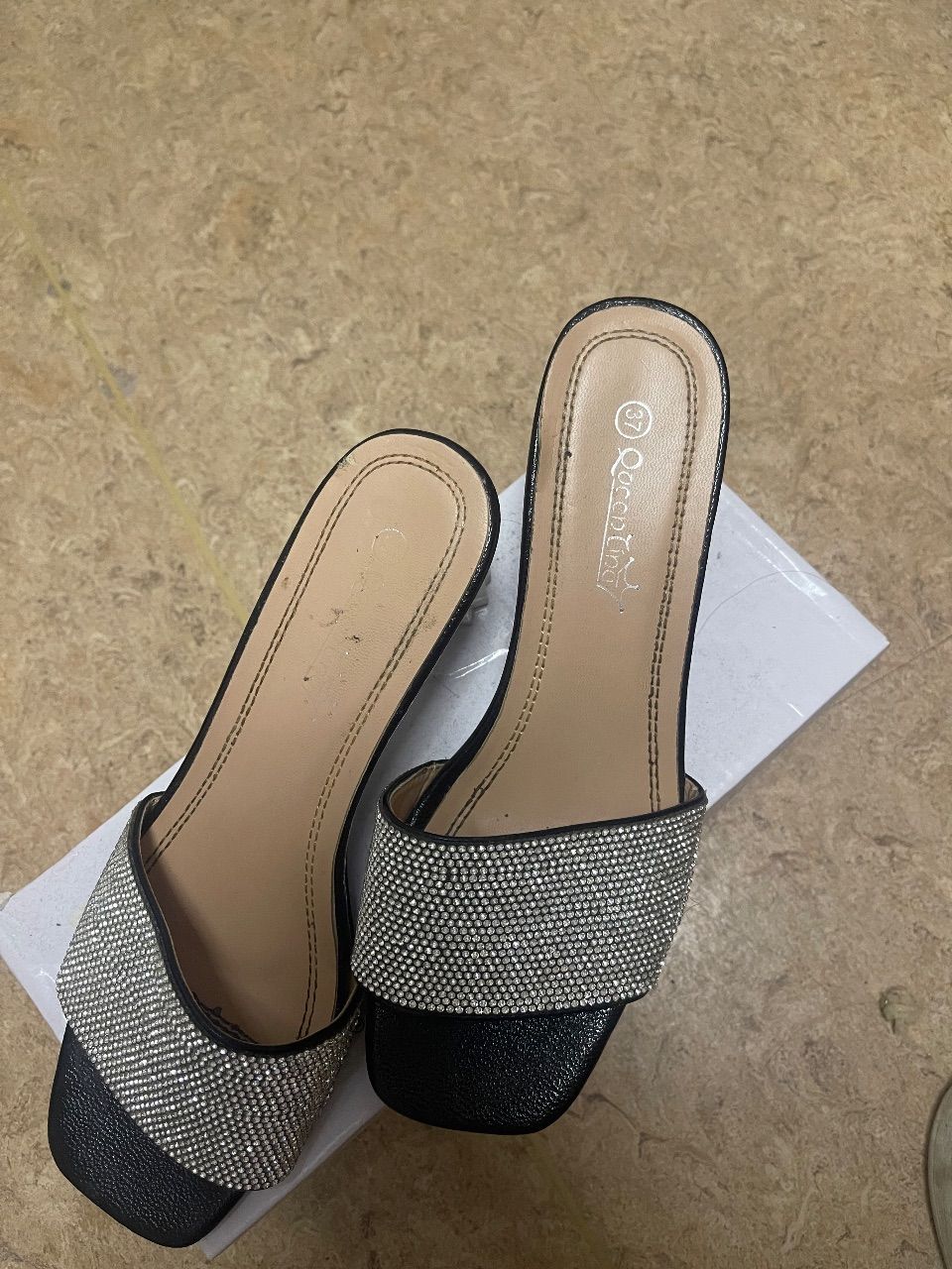 SHEIN  Schwarze Schuhe mit Absatz  Size 37