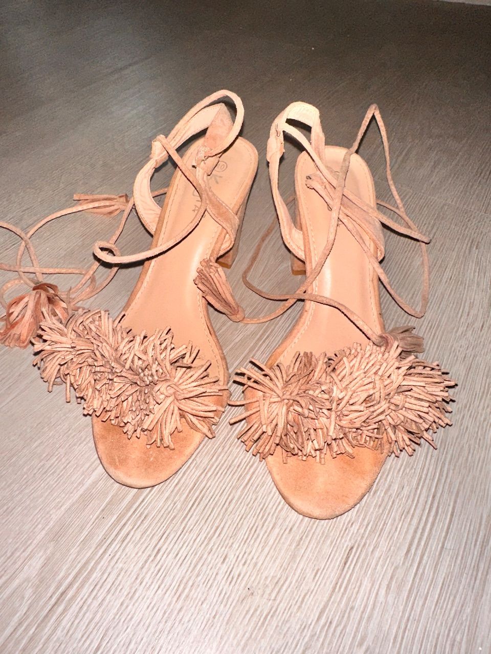 Ohne Marke Durchgetragene High heels Size 40