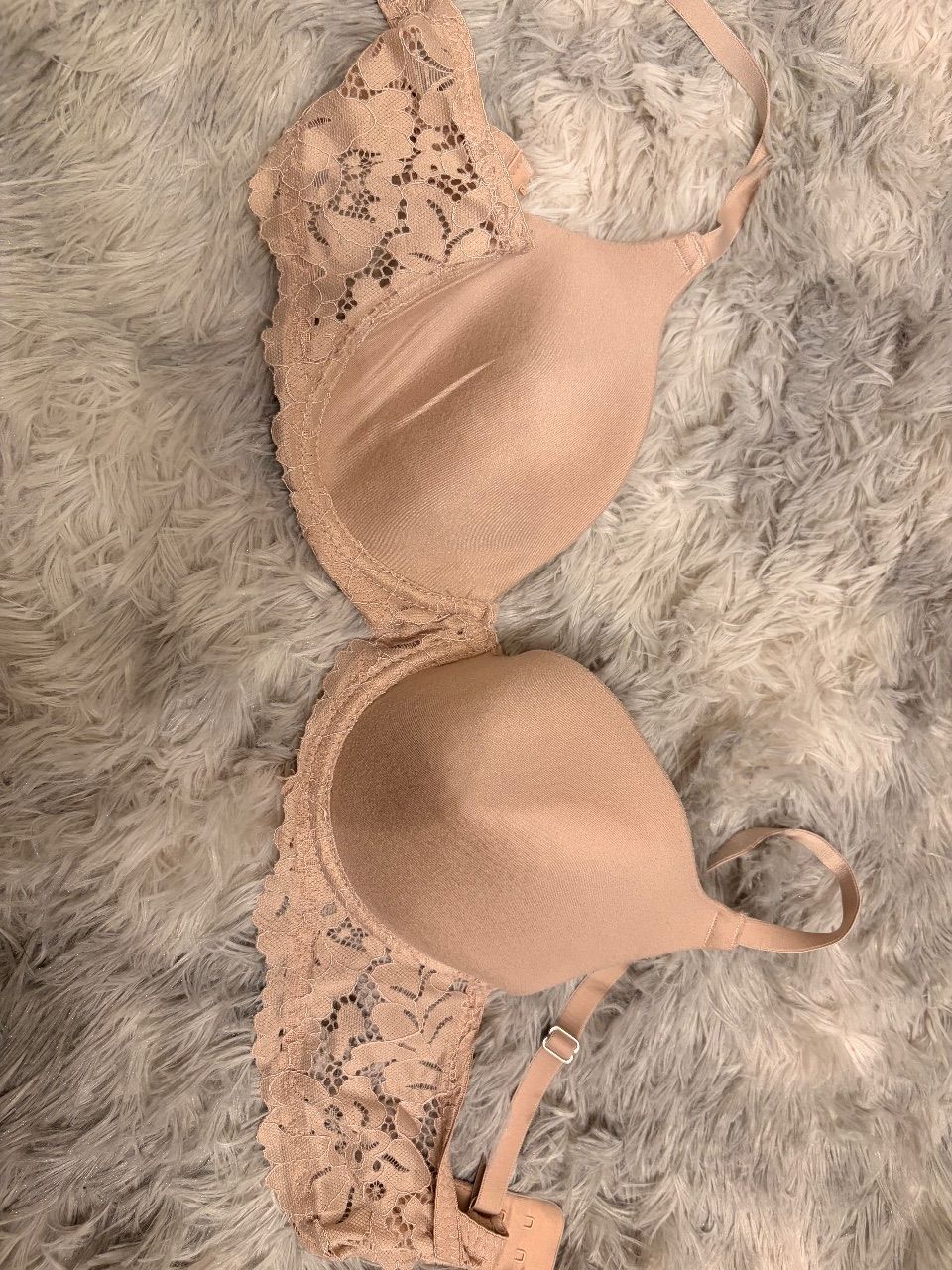 Beige Bh mit Spitze Size S