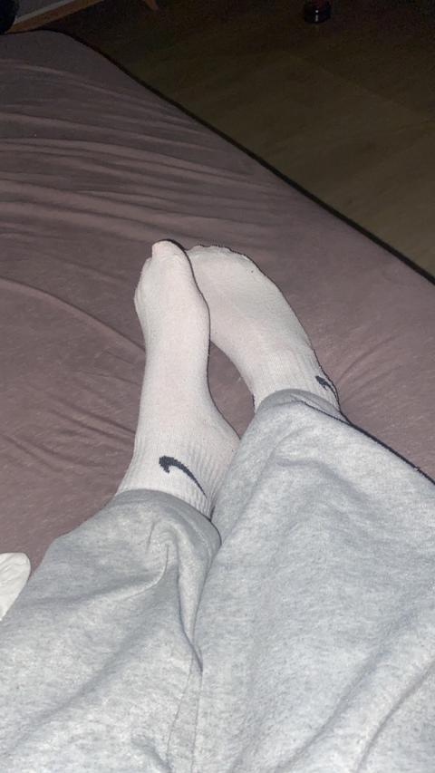 Nike Weiße Socken (getragen) Size 36