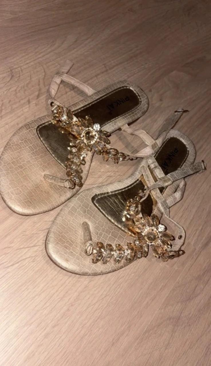 Worn slippers