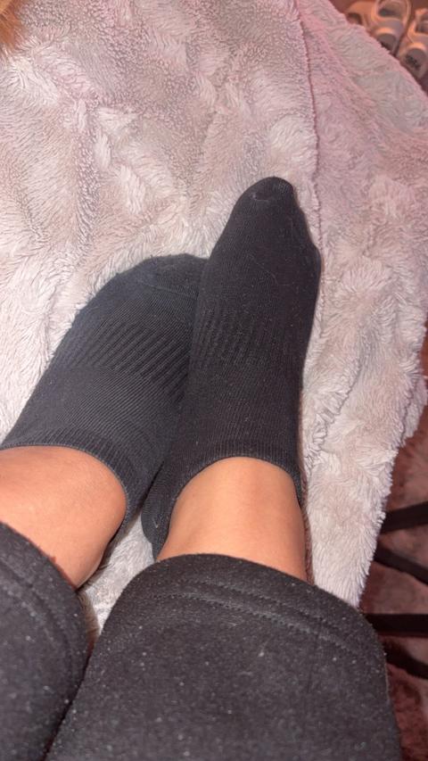 Worn black socks Size 36