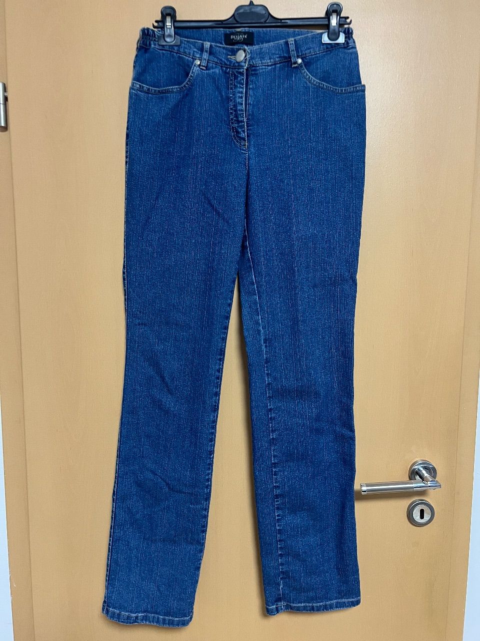 Ohne Marke Bexleys Woman Straight Leg Jeans Gr. 36 / 38 Dunkelblau High Waist Size S