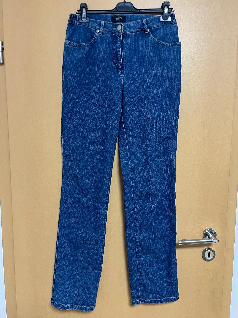 Bexleys Woman Straight Leg Jeans Gr. 36 / 38 Dunkelblau High Waist