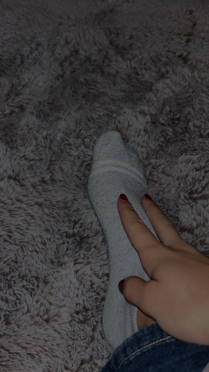 Getragene Socke 