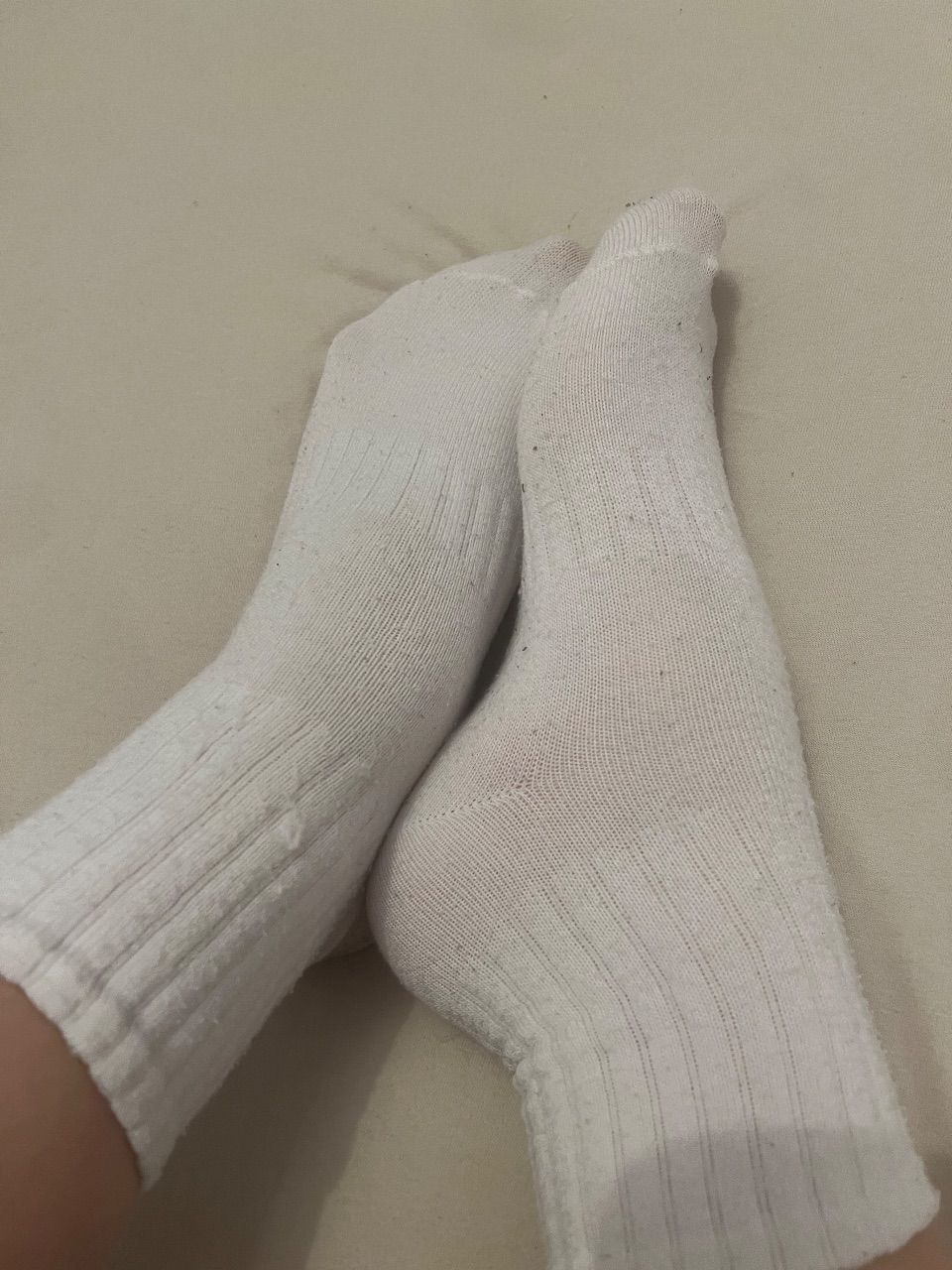 Getragene Socken