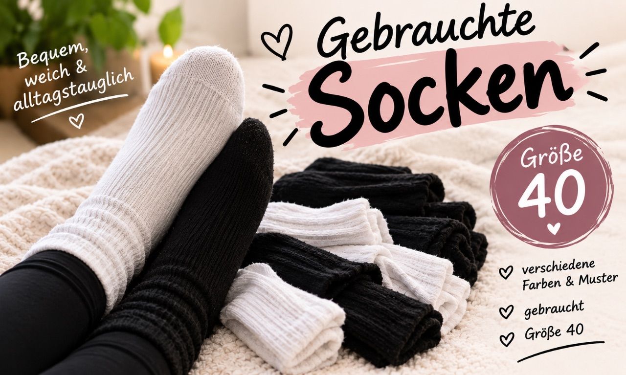 Getragene Socken Size 40