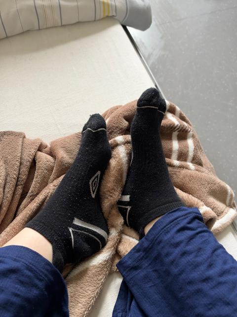 Fußbilder und Bilder in Socken