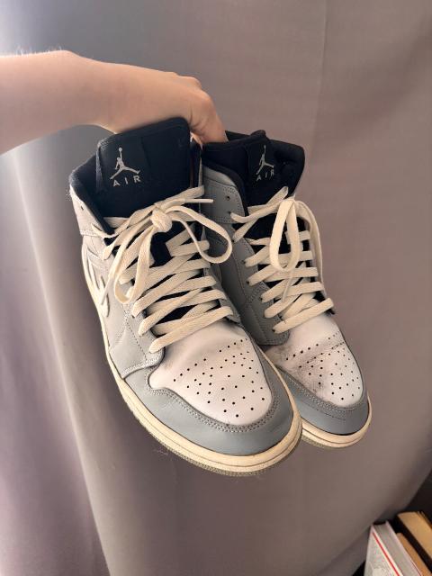 Nike Nike Jordan 1 Grau Herren Gr 45 Basketball Schuh getragen aber guter Zustand Size 45
