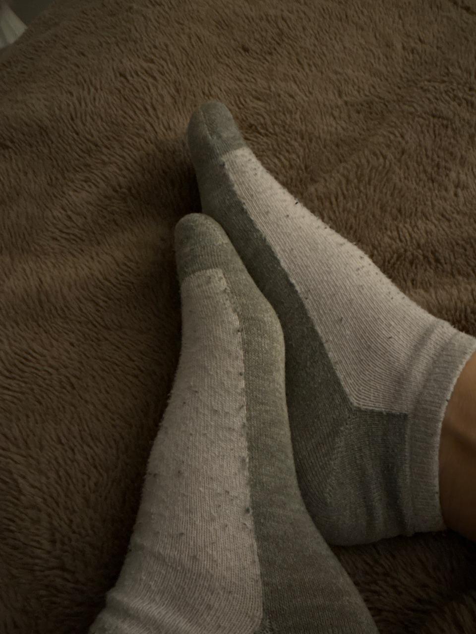 Getragene Socken