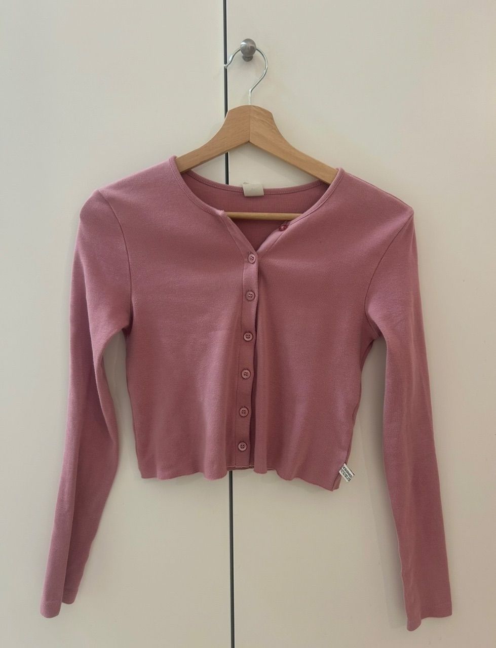 Urban Outfitters  Cardigan / Strickjacke in Rosa/Altrosa – Gr. S Size S