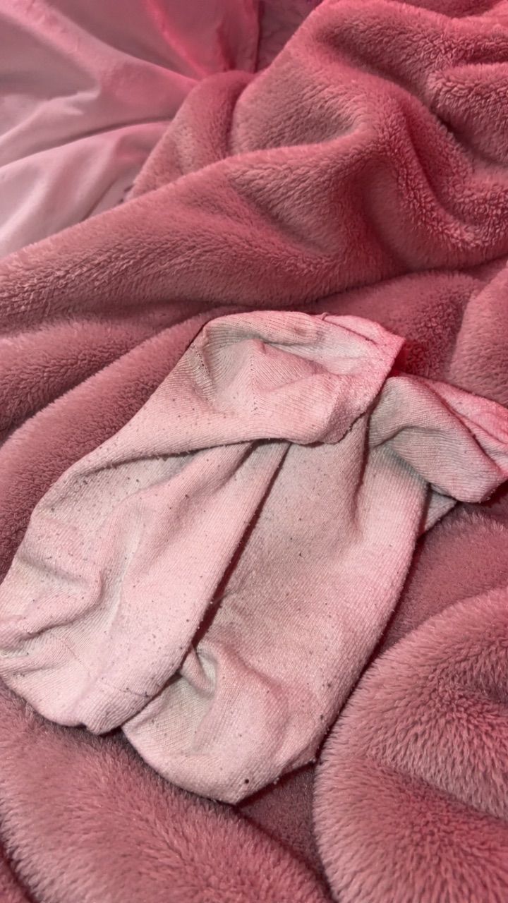 NoName Getragene Damensocken in Weiß 