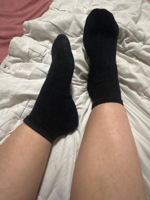 Ohne Marke Getragene Schwarze Socken