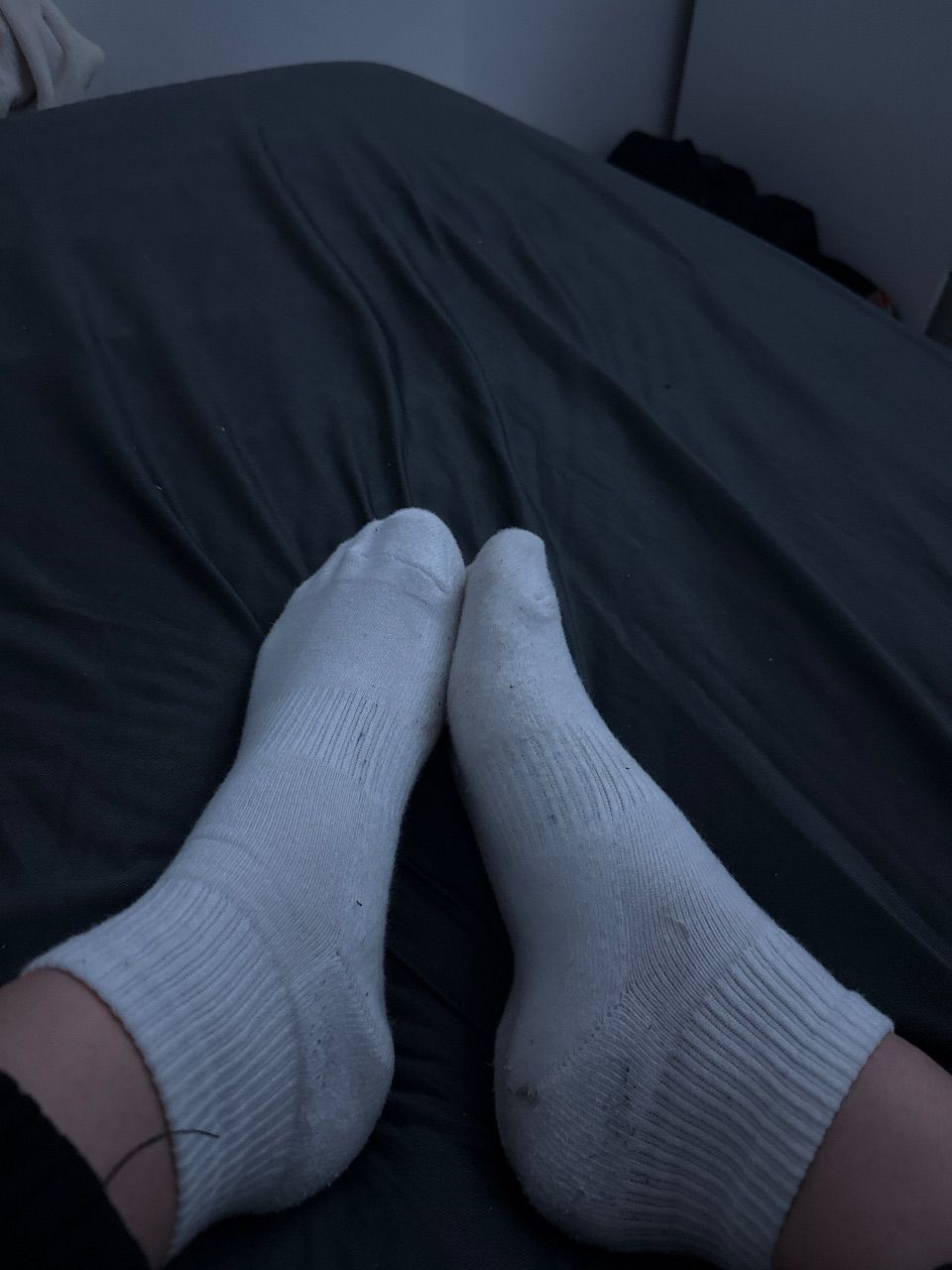 Getragene Socken