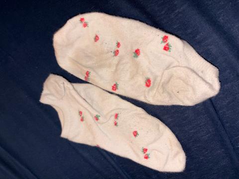 Erdbeer-Socken für Damen – Größe 41