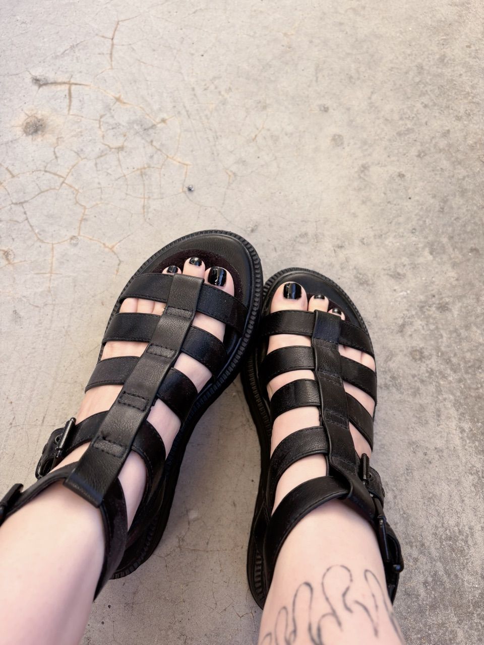 Getragene Sandalen Size 37