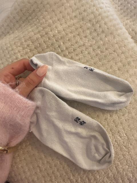 Getragene Socken