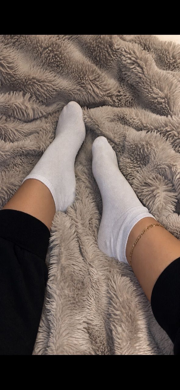Weise gebrauchte Socken 