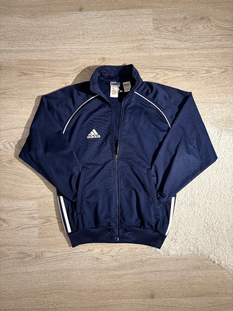 Adidas Originals blaue Jacke Retro Style