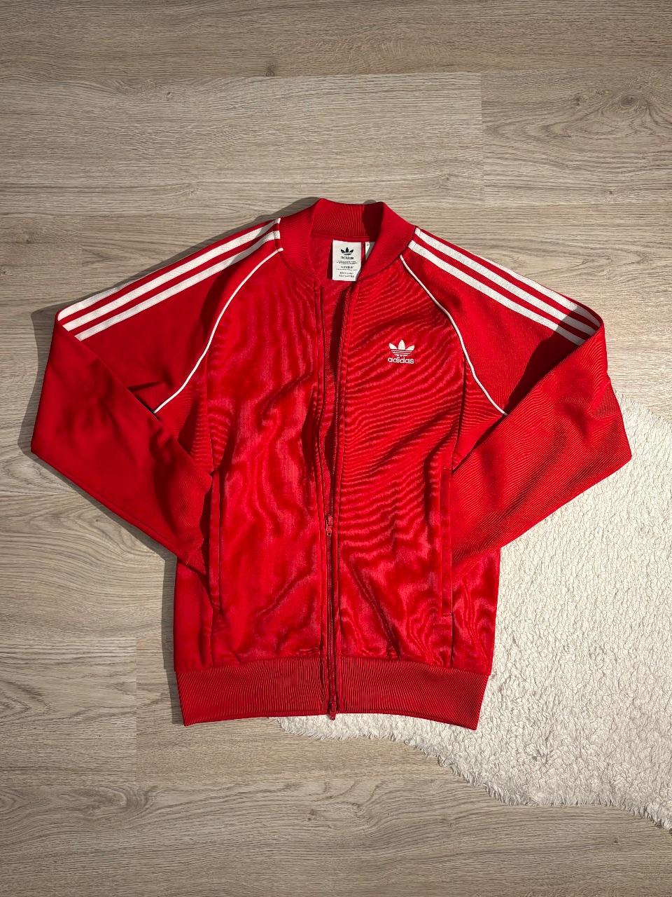 Adidas Originals rote Jacke Retro Style