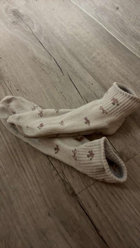 Getragene Schleifchen Socken Size L