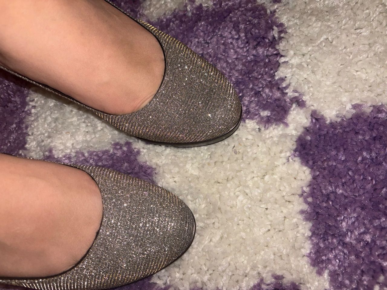 Hohe Glitzer Schuhe  Size 38
