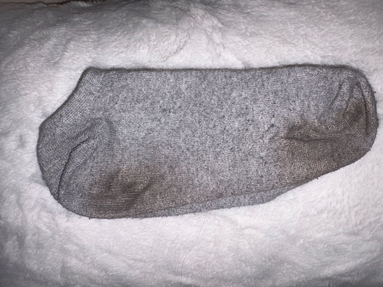 Graue Sneaker Socken 