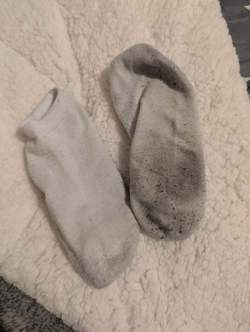 Ohne Marke Getragene Socken 
