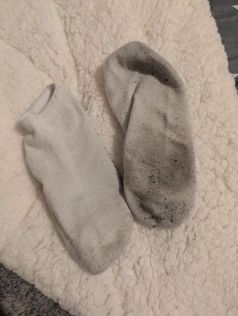 Ohne Marke Getragene Socken