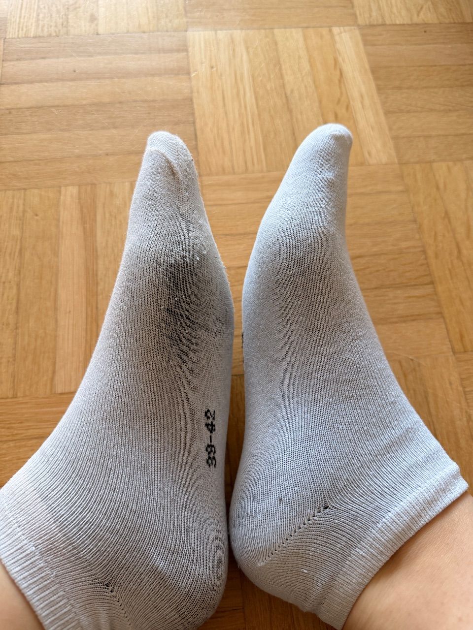 Ohne Marke Getragene Socken Size S
