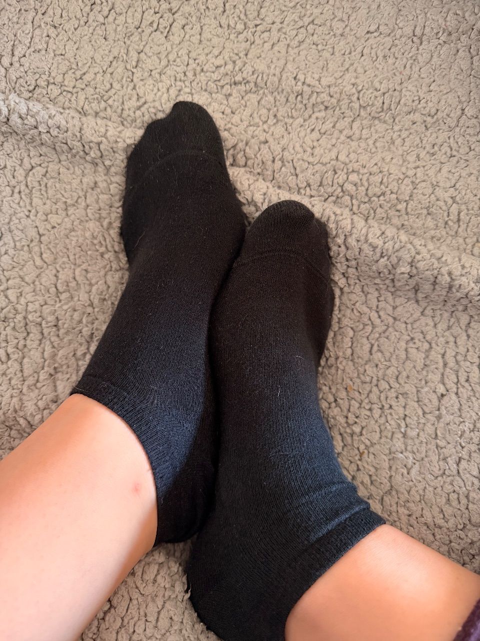 Getragene Socken