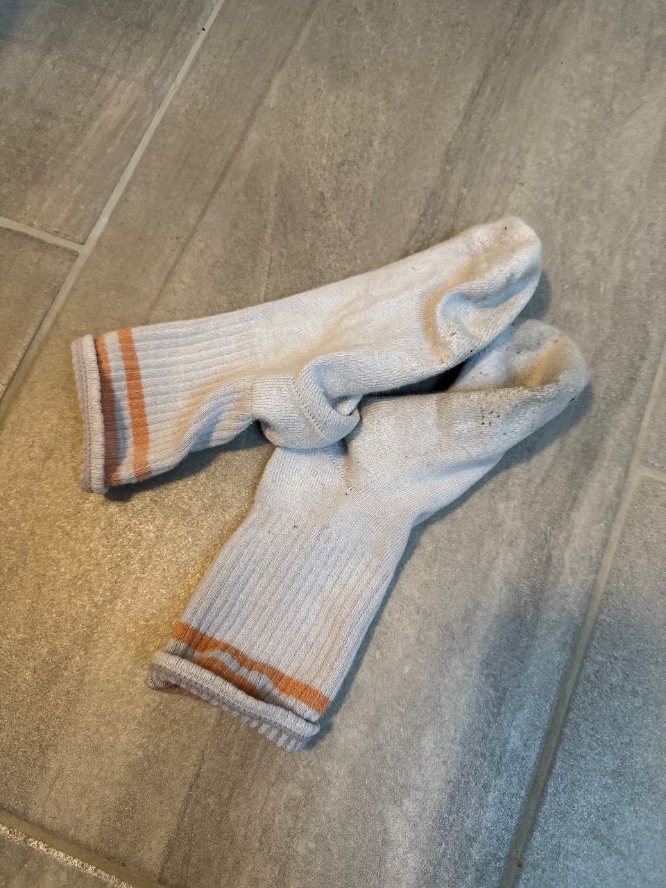 Getragene Socken Sport 