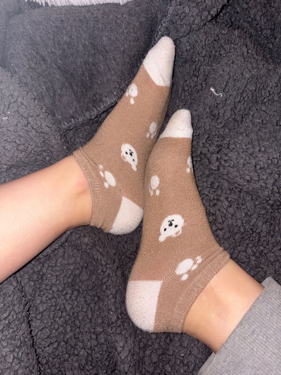 Getragene Socken