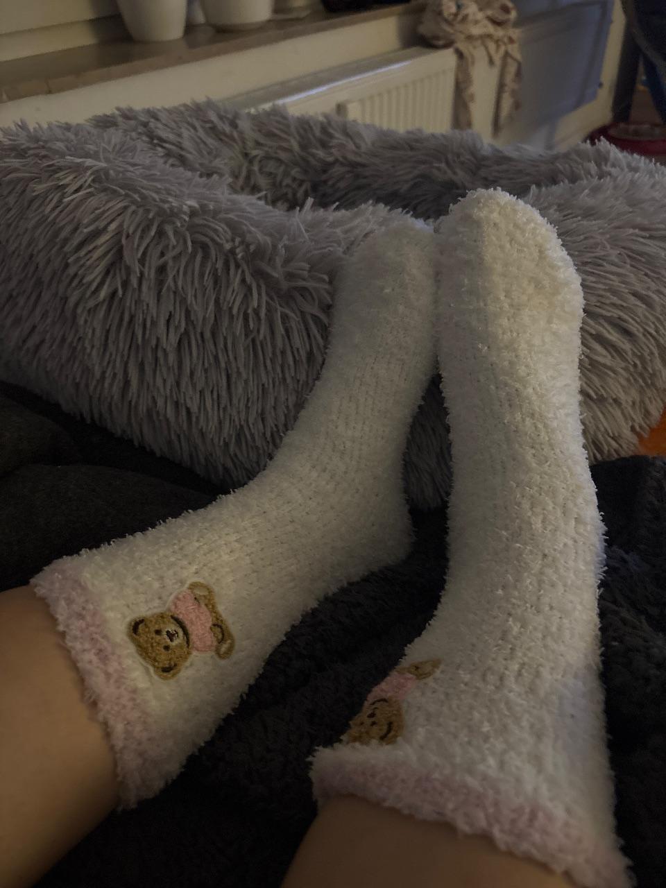 Getrage Kuschel-Socken