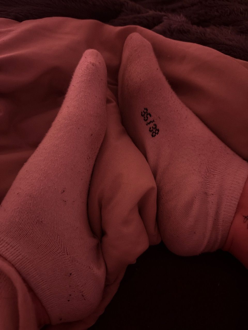 Ohne Marke getragene socken Size S