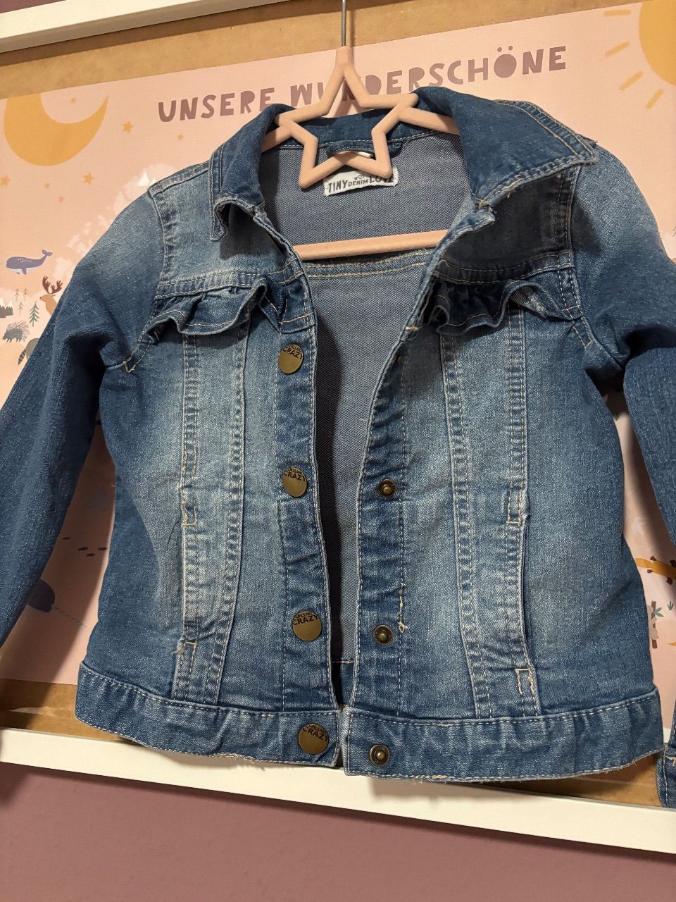 Tiny denim Love Jeansjacke Rüschen 98/104 Size 98