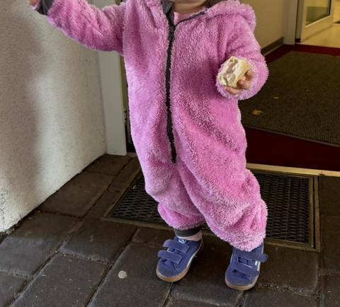 Lupilu Flauschiger Anzug pink, 86/92 Size 86