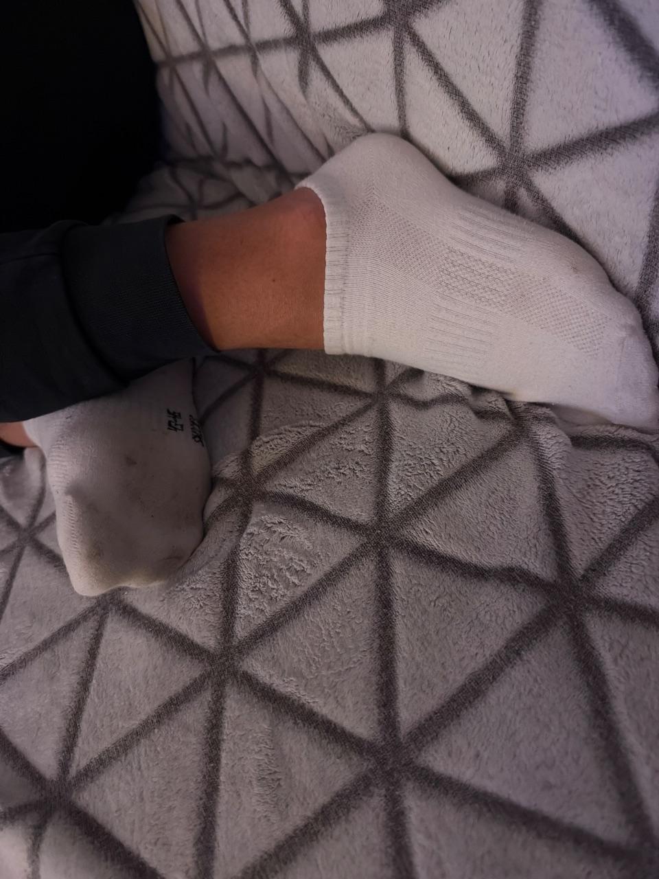 Getragene Männer Socken