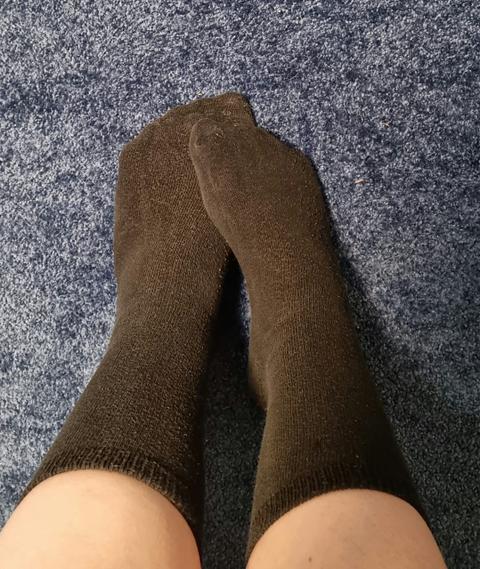Ohne Marke sehr oft getragene Socken Size 39