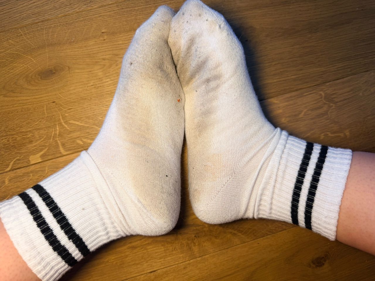 Getragene Sportsocken 