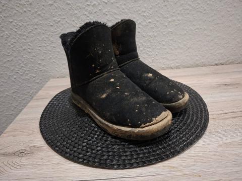 Deichmann Ein Paar gefütterte Boots in Schwarz (Größe 37) Size 37
