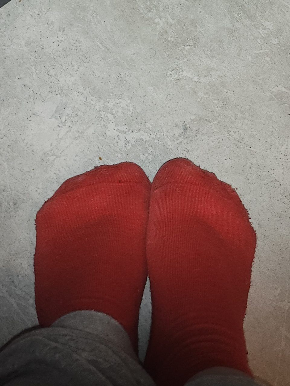Getragene Socken
