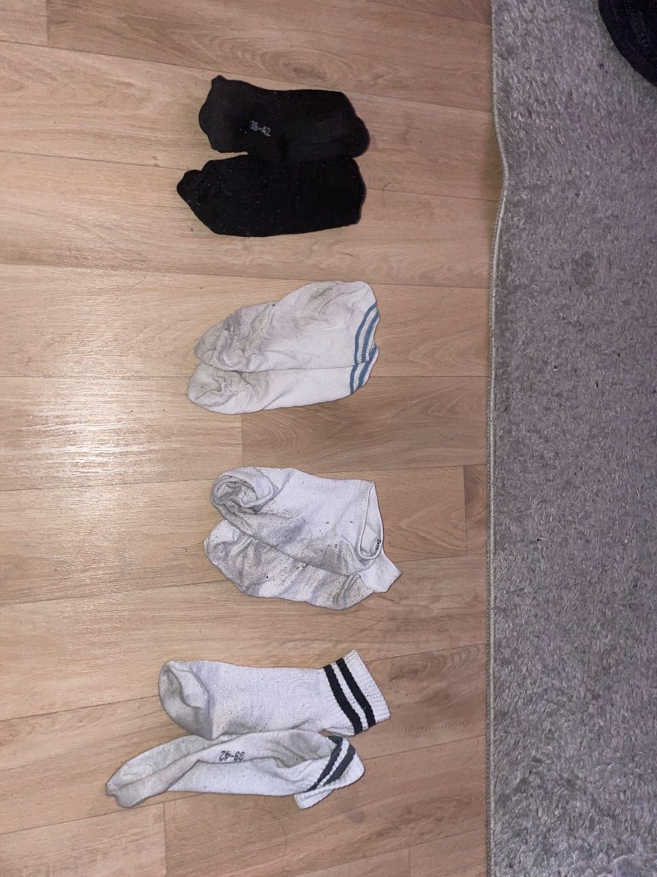 Getragene Socken Size 40