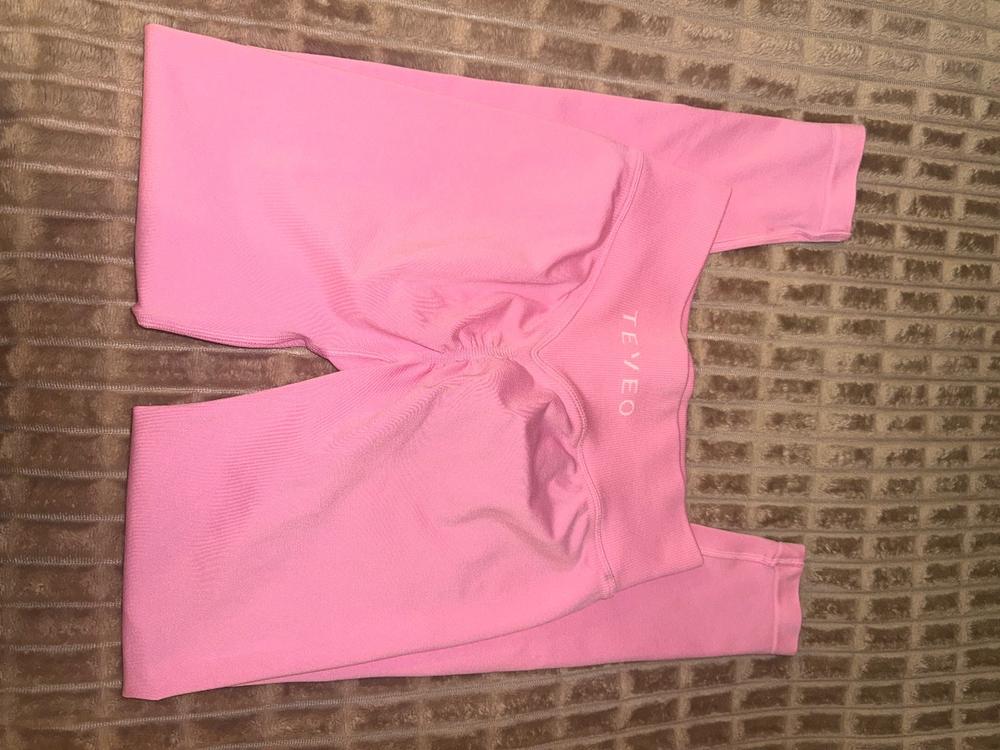 Teveo Sportleggins Neu Statement rosa pink M
