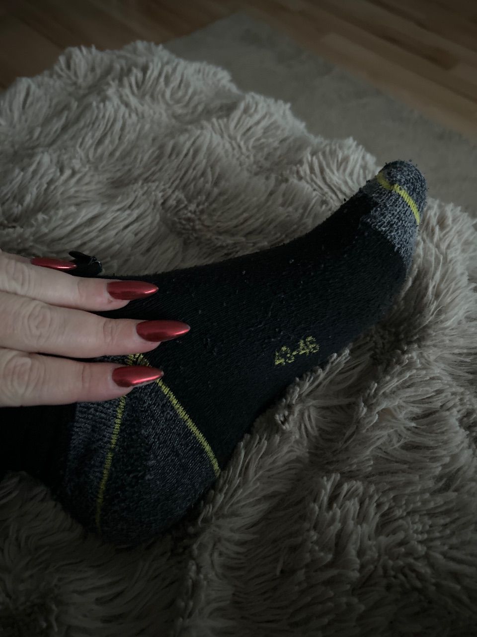 Getragene Socken Size 43