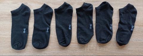 3 paar getragene Socken