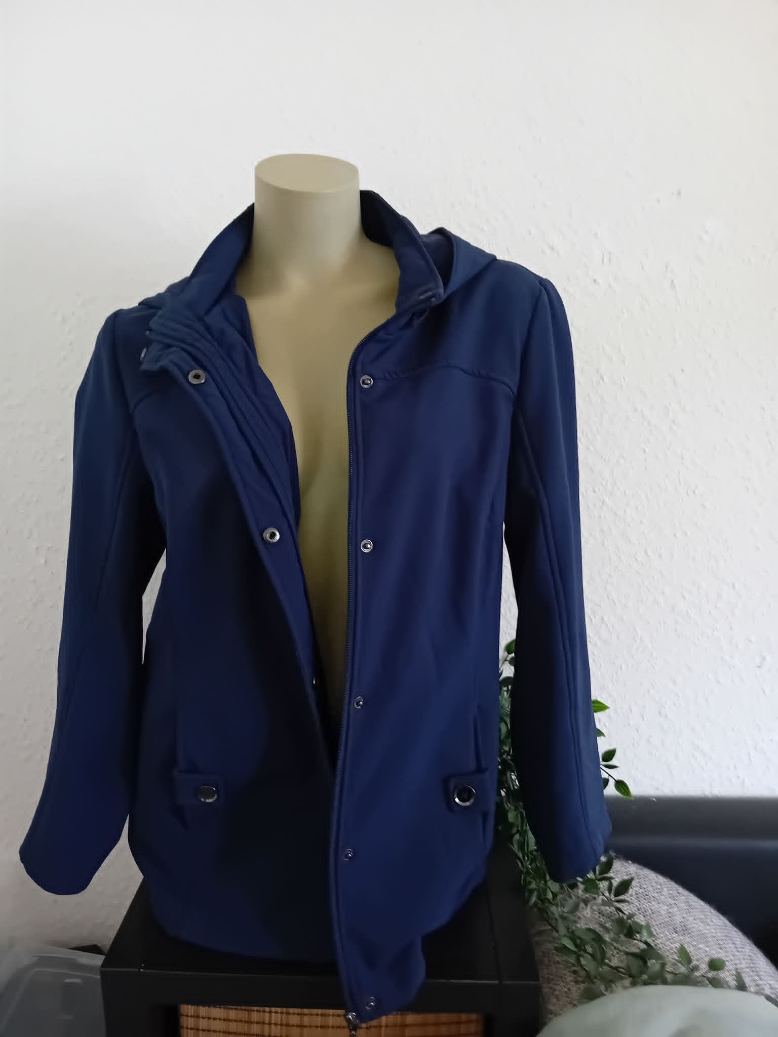Atelier Jacke Übergangsjacke Gr L / 42 Blau 