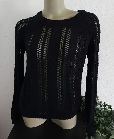 Vila Vila Strickpullover Gr M / 38 / 40 Schwarz Size M